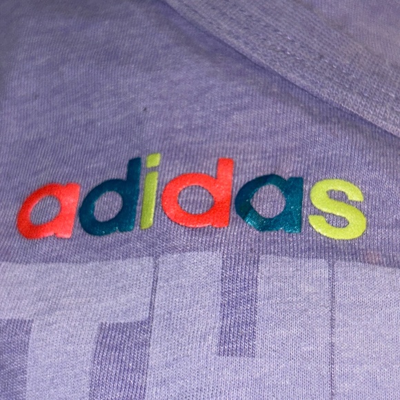 ADIDAS purple women's sleeveless work out top activewear - Picture 9 of 10